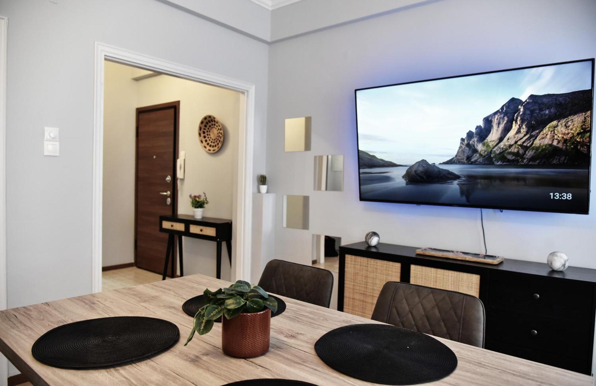 Kipseli New Modern & Cozy 65Tv Netflix Apartman Athén Kültér fotó