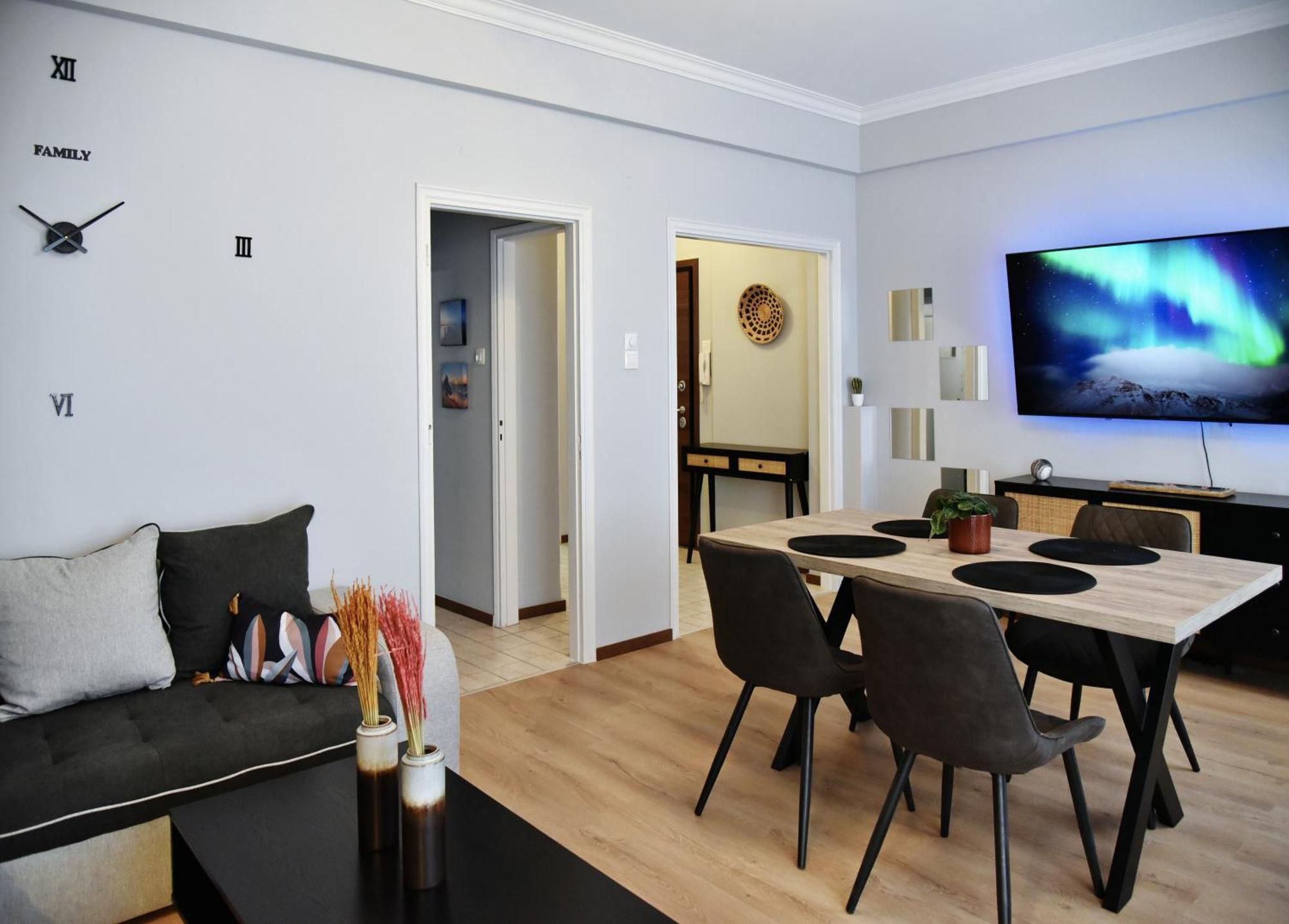 Kipseli New Modern & Cozy 65Tv Netflix Apartman Athén Kültér fotó